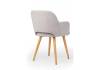 Деревянный стул Notta Эолин 631724 Светло-серый (glory 36) / светлое дерево фото 4