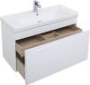 Тумба с раковиной Aquanet София 105 212588 белый, 624x1055x460 фото 4