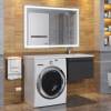Тумба под раковину Uperwood Magenta 5930205164 под стиральную машину, подвесная, выдвижной ящик, черная, 50 см фото 6