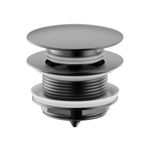 Донный клапан для ванны Wonzon & Woghand WW-SS105-BGM Темный графит