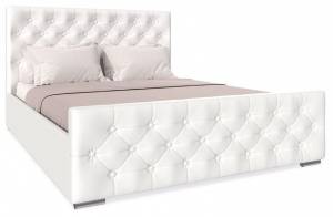 Кровать 1600х2000 НК-Мебель Интеро 72306770 Белый 110x169.4x220.5