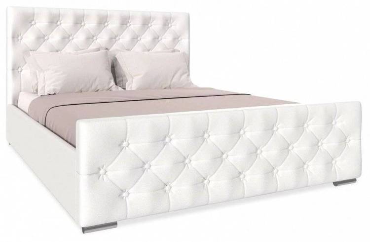 Кровать 1600х2000 НК-Мебель Интеро 72306770 Белый 110x169.4x220.5