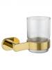 Стакан Wonzon & Woghand WW-8421-LG с держателем, глянцевое золото