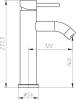 Смеситель для раковины Aquanet Steel AF210-10S фото 2
