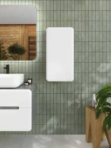 Шкаф-пенал Art&Max Genova AM-Genova-700-1A-SO-LN Бетон Лофт, 70x35