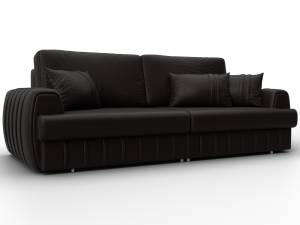 Диван прямой Лига Диванов Лига-057 130025 Коричневый