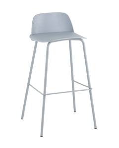 Стул барный Stool Group Mist 8063T 75 blue 107 серо-голубой