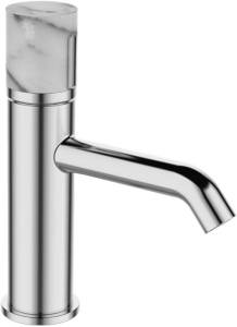 Смеситель для раковины Bronze de Luxe Focus 24601CM хром, мрамор