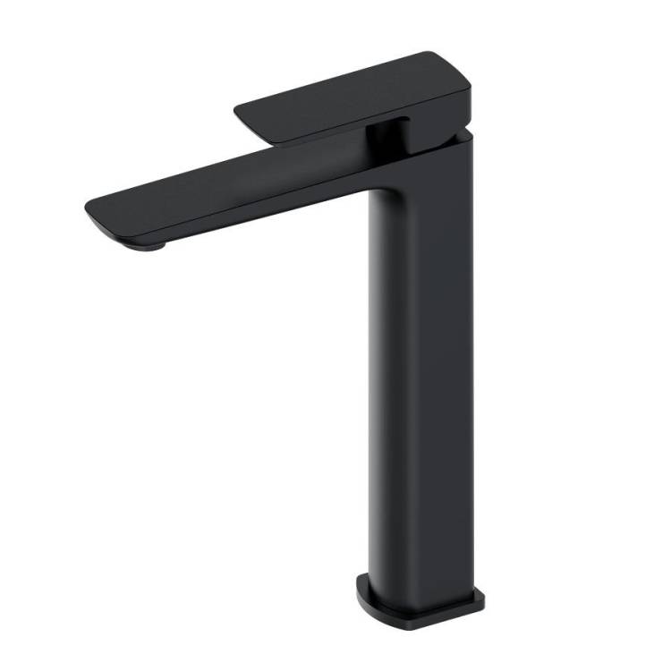 Смеситель для раковины Oliveeka D OL-239003-MB высокий, черный матовый