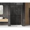 Дверь в нишу NEW TRENDY PRIME BLACK 1/R D-0323A (черный) фото 2