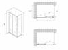 Душевой уголок Abber Schwarzer Diamant AG30120BH-S70B Черный фото 5