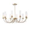 Большая хрустальная люстра на штанге ST Luce Иллюмиа SL1400.303.10 фото 3