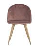 Набор из 4 стульев Stool Group Лион DC-69030A HLR-44 X4 с ромбами розовый фото 3