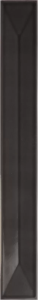 Керамическая плитка Equipe Vitral 31158 Axis Black 5x40