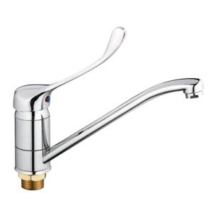 Смеситель хирургический для раковины Haiba HB4954 хром