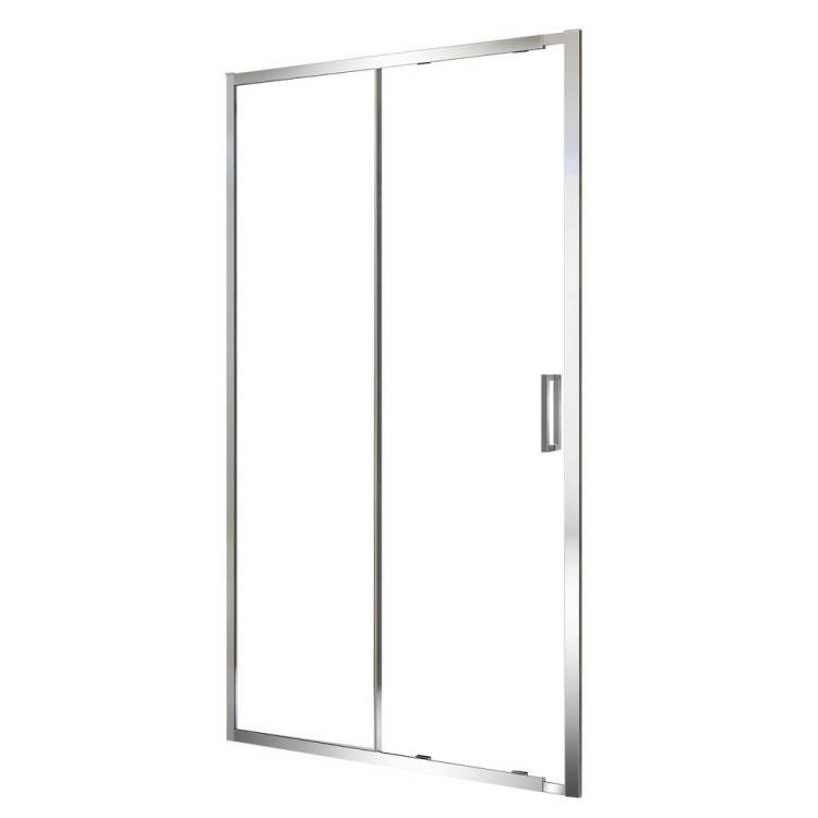 Душевая дверь в нишу Black&White Stellar Wind SX715 7151400 профиль хром, 140x195