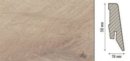 Плинтус Kronotex D 4728 KTEX1 2400x58x19