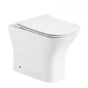 Унитаз приставной Cerutti Spa Vettore CT7841 безободковый, с крышкой-сиденьем микролифт