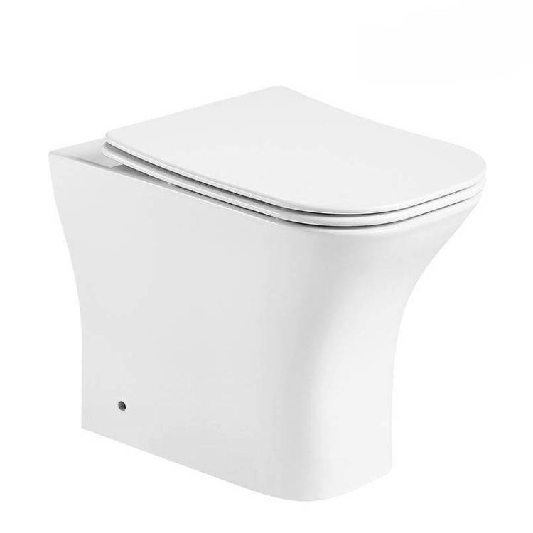 Унитаз приставной Cerutti Spa Vettore CT7841 безободковый, с крышкой-сиденьем микролифт