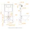 Система инсталляции для унитазов RGW SWI-03 80420303-01 фото 5
