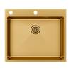 Мойка кухонная Paulmark Kroner-Edge 59 PM775951-BG Брашированное Золото, 59x51