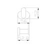 Крючок Rav Slezak Yukon YUA0100CMAT, чёрный матовый фото 2