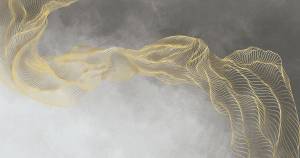 Фреска Ortograf Artline 34522 Golden abstraction Филиграна FM-F