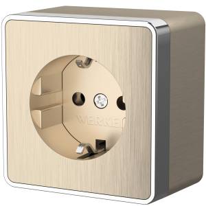Розетка с заземлением Werkel Gallant W5071010