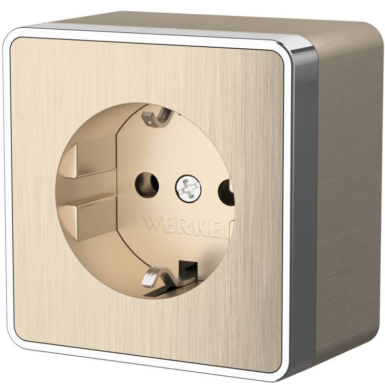 Розетка с заземлением Werkel Gallant W5071010