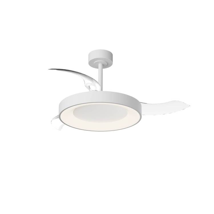 Светодиодная люстра на штанге с вентилятором Mantra Niseko Fan 9010