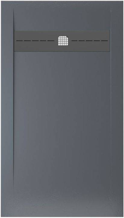 Поддон для душа Allen Brau Infinity с накладкой на сифон, синий матовый, 1400х900
