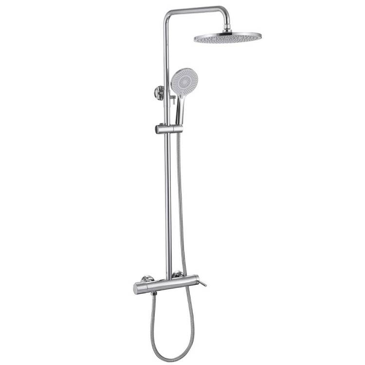 Душевая стойка Abber Emotion AF8816 с изливом, хром
