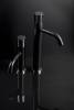 Смеситель для раковины Boheme Stick 122-BCR black diamond chrome фото 2