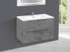 Мебель для ванной Vincea Mia 80 бетон, раковина VBS-13980 фото 3