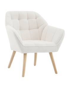 Кресло Stool Group Вэйл QH-8904K TEDDY 1859-01 white белый, тэдди