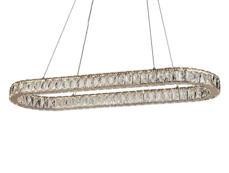 Подвесная светодиодная люстра Newport Krista 8580/90 C oval gold