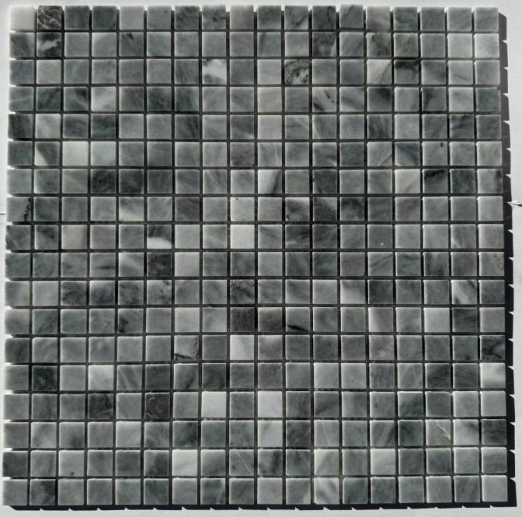 Мозаика Pixel Mosaic Мрамор PIX 334 Ice Grey 1.5x1.5 Полированная 30.5x30.5х4