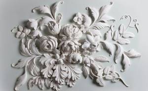 3D Фотообои Artegrafico «Цветочная резьба» BR-020 канвас