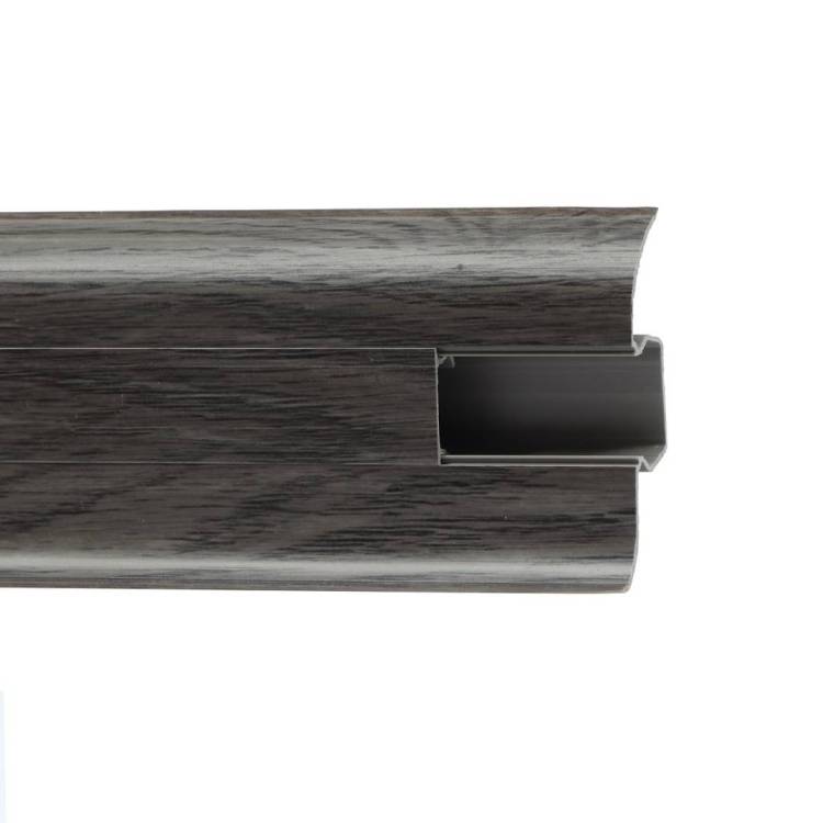 Напольный плинтус Royce 823 Дуб Каменный 2200x58x20