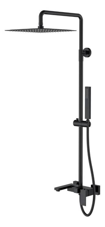 Стойка для душа Boheme Qubic 478-B Black