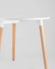 Стол Stool Group Eames DST Z-210 V.2 белый 80x80x74 фото 10