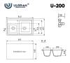 Мойка кухонная Ulgran Classic U-200-302 песочный фото 3
