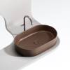 Раковина Ceramica Nova Element CN6048MDB темно-коричневый матовый, 60.8x38.5 фото 2
