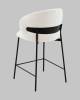 Стул полубарный Stool Group Блейз LV-109-S000-P-01 белый, букле фото 7