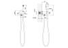 Гигиенический душ Aquatek Оберон AQ1024CR хром фото 5