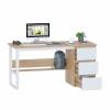 Стол письменный Сокол СПМ-214 00-00016833 Дуб сонома/белый фото 3