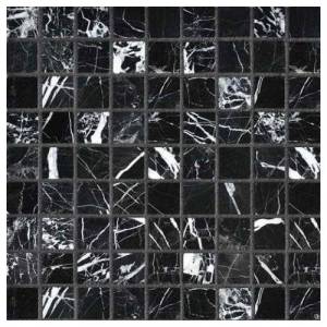 Мозаика Orro Mosaic Stone Nero Marquina Pol. (3x3) 30.5x30.5