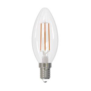 Лампа светодиодная диммируемая Uniel LED-C35-9W/4000K/E14/CL/DIM GLA01TR