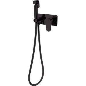 Гигиенический душ Boheme Spectre 457-B черный, со смесителем, с внутренней частью