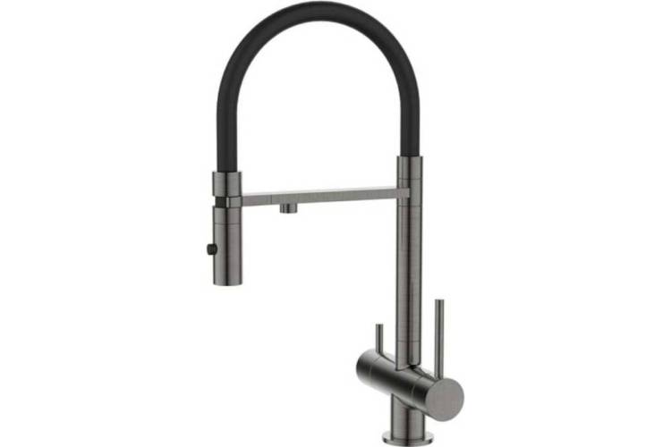 Смеситель для кухни IDDIS Ace ACEGMFFi05 графит
